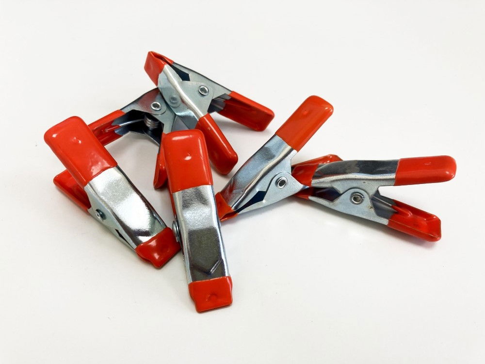 SPRING CLAMP SET 6PC 2 METAL PVC COATED - TOOLZONE KDPCL007 thumbnail 5
