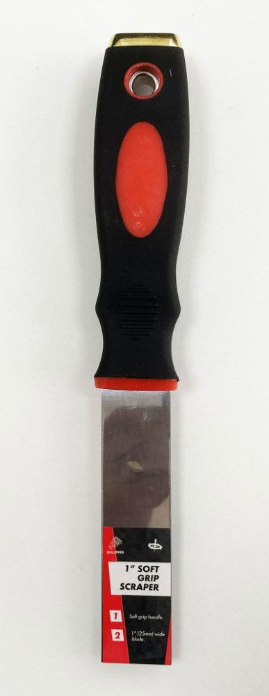 SCRAPER 1 SOFT GRIP HANDLE - TOOLZONE KDPDC001 image 1