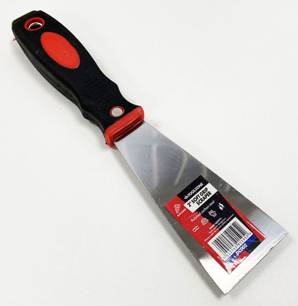SCRAPER 2 SOFT GRIP HANDLE - TOOLZONE KDPDC002 thumbnail 2