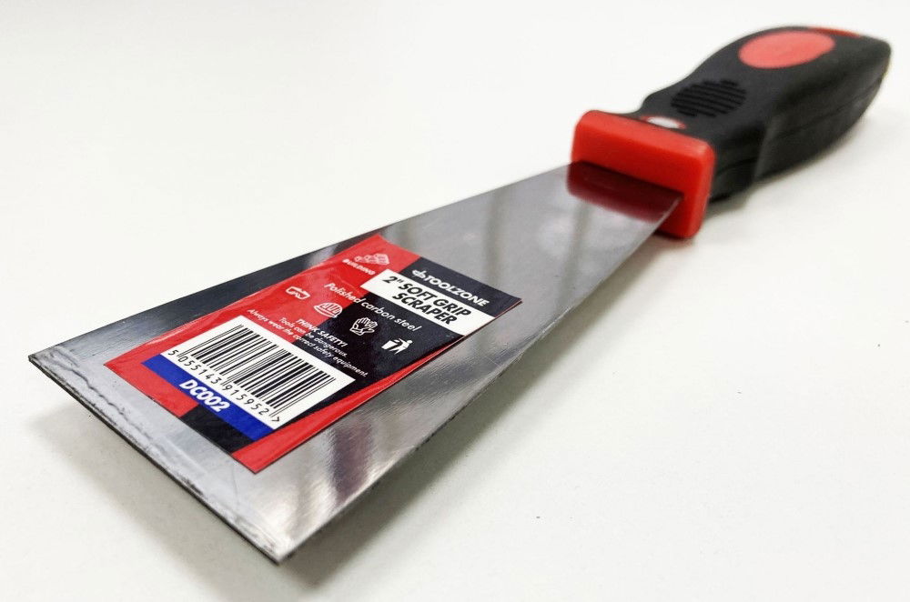 SCRAPER 2 SOFT GRIP HANDLE - TOOLZONE KDPDC002 thumbnail 4
