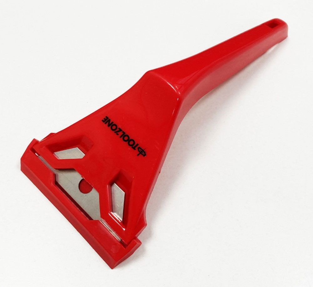 WINDOW SCRAPER ABS PLASTIC 60mm REPLACEABLE BLADE - TOOLZONE KDPDC007 thumbnail 3