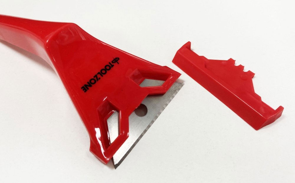 WINDOW SCRAPER ABS PLASTIC 60mm REPLACEABLE BLADE - TOOLZONE KDPDC007 thumbnail 5