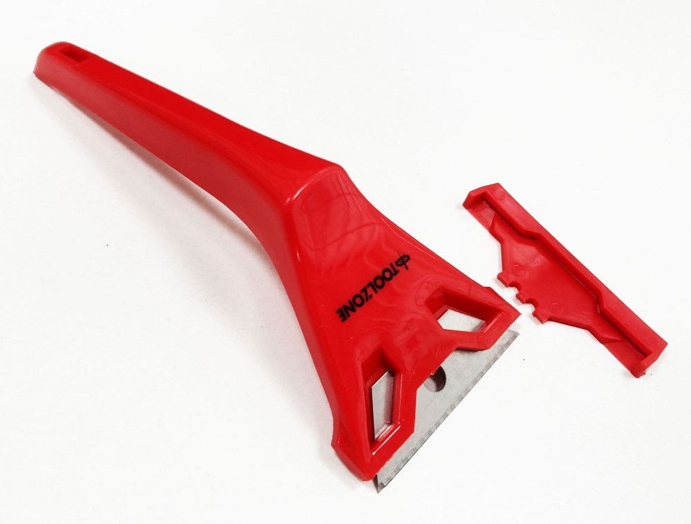 WINDOW SCRAPER ABS PLASTIC 60mm REPLACEABLE BLADE - TOOLZONE KDPDC007 thumbnail 7