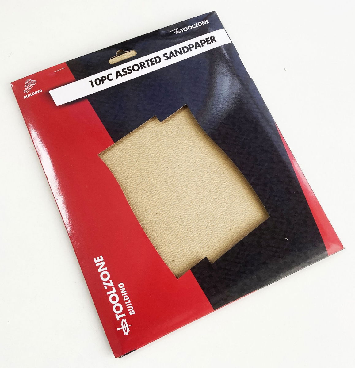 SANDPAPER ASSORTED 10PC 230 x 280mm 40/60/80/120/150 GRIT - TOOLZONE KDPDC070 thumbnail 2