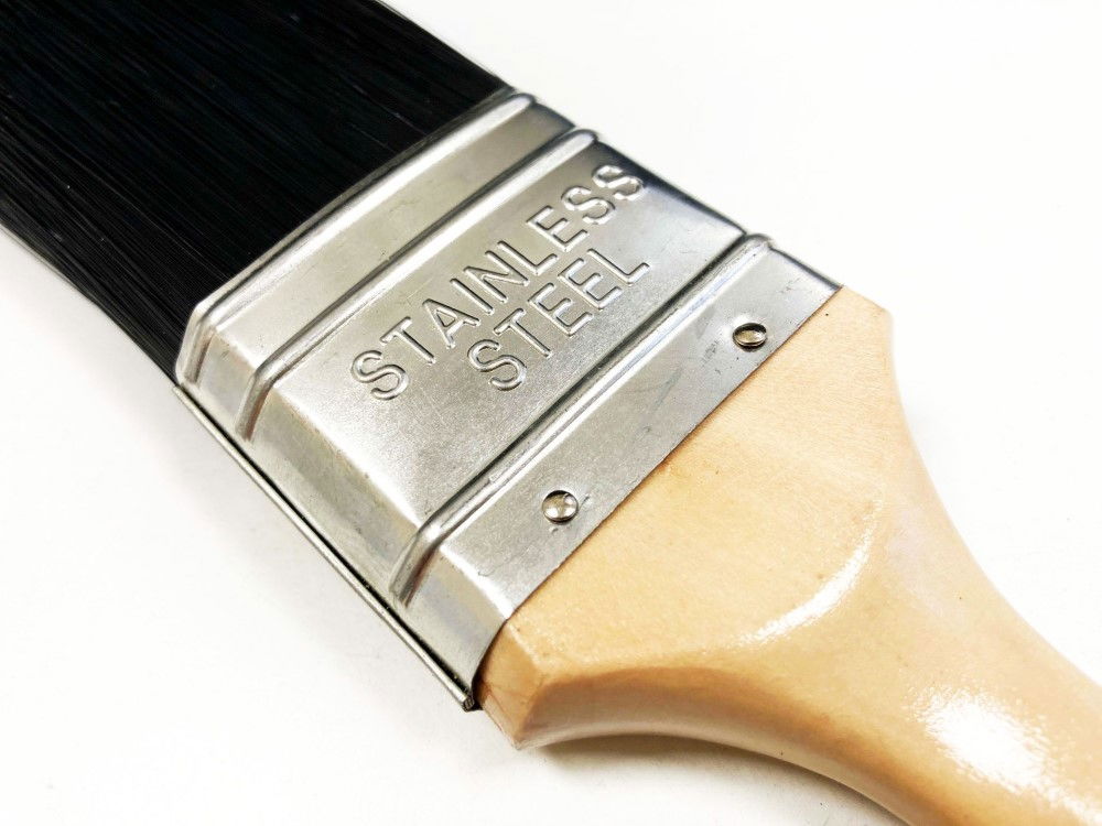 PAINT BRUSH 2 PROFESSIONAL WOODEN HANDLE - TOOLZONE KDPDC136 thumbnail 4