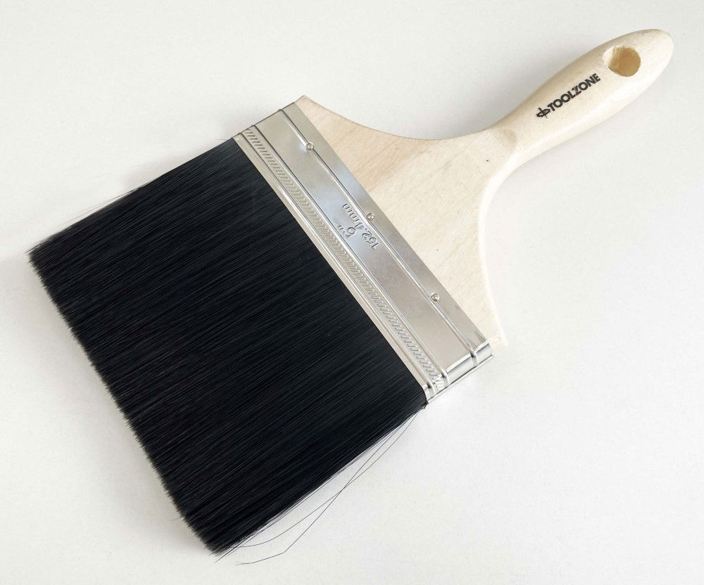 WALL BRUSH 6 PROFESSIONAL DOUBLE BOILED FINE BRISTLES - TOOLZONE KDPDC153 thumbnail 4