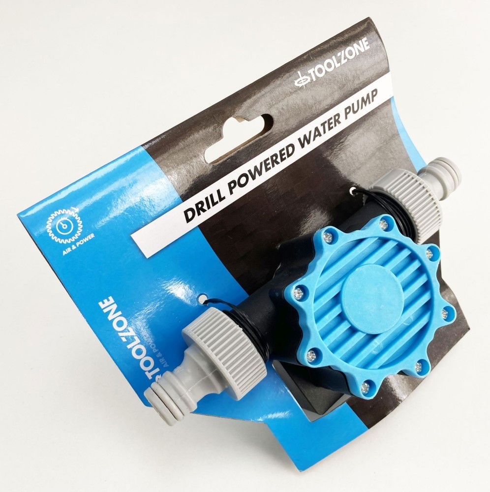 DRILL POWERED WATER PUMP MAX FLOW 1.2m³/H MAX SUCTION 3m - TOOLZONE KDPDR031 thumbnail 2