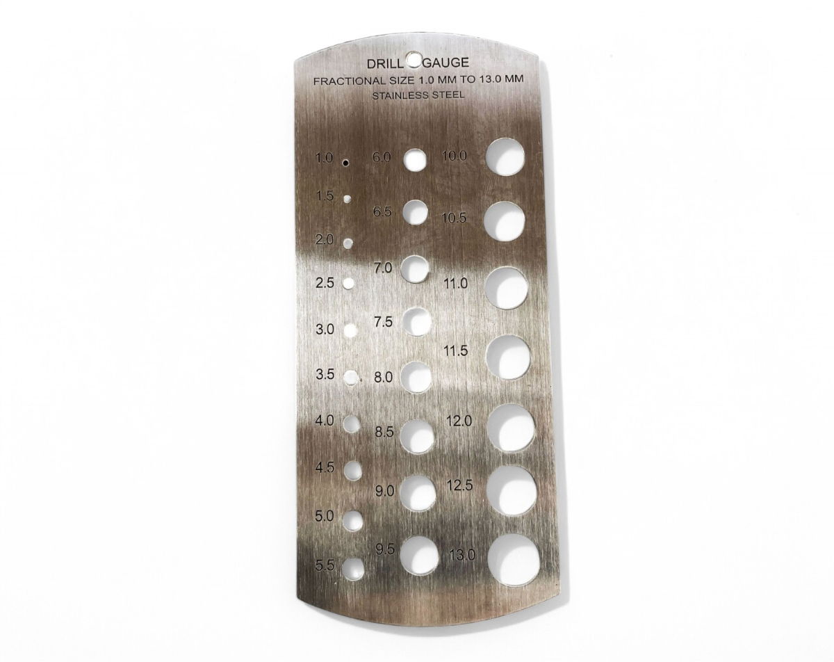 DRILL GAUGE STAINLESS STEEL METRIC 1-13mm - TOOLZONE KDPDR033 thumbnail 3