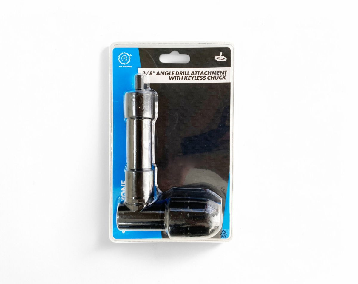 ANGLE DRILL ATTACHMENT 3/8 KEYLESS CHUCK - TOOLZONE KDPDR056 thumbnail 2