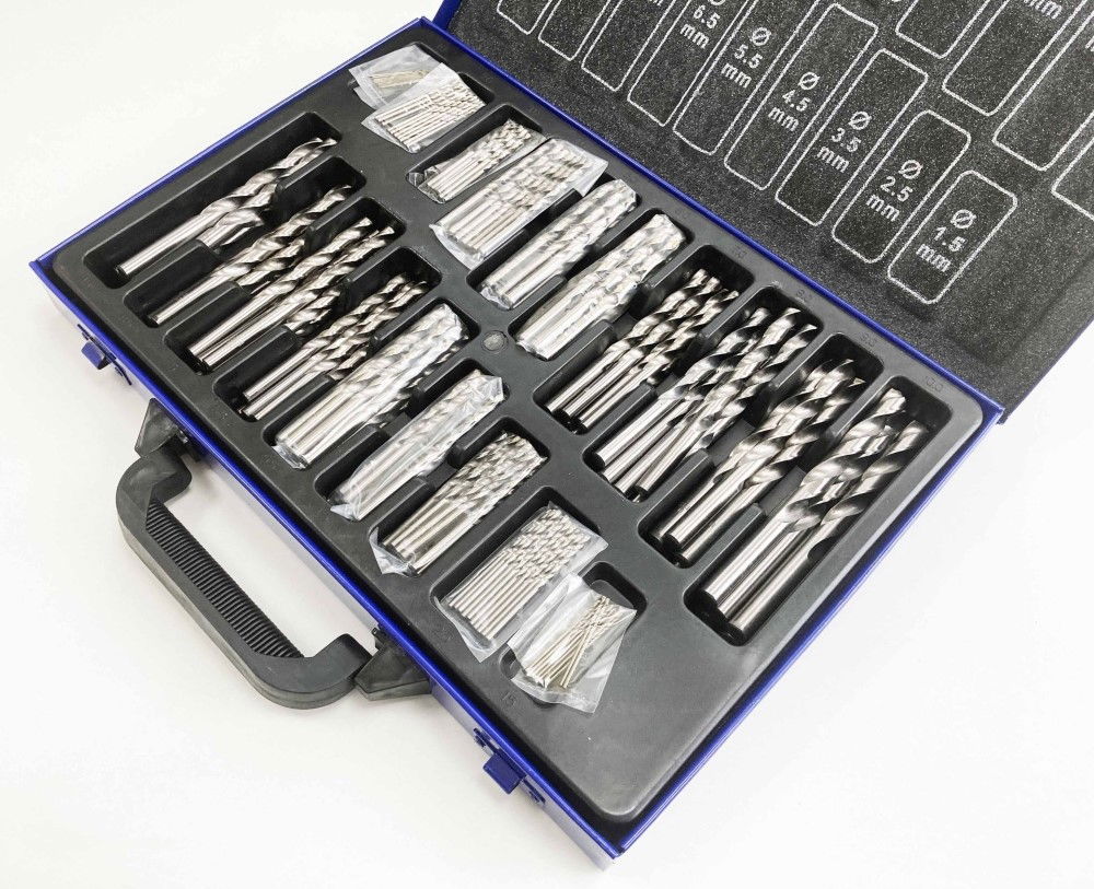 DRILL BIT SET HSS METRIC 170PC 1-8mm - TOOLZONE KDPDR057