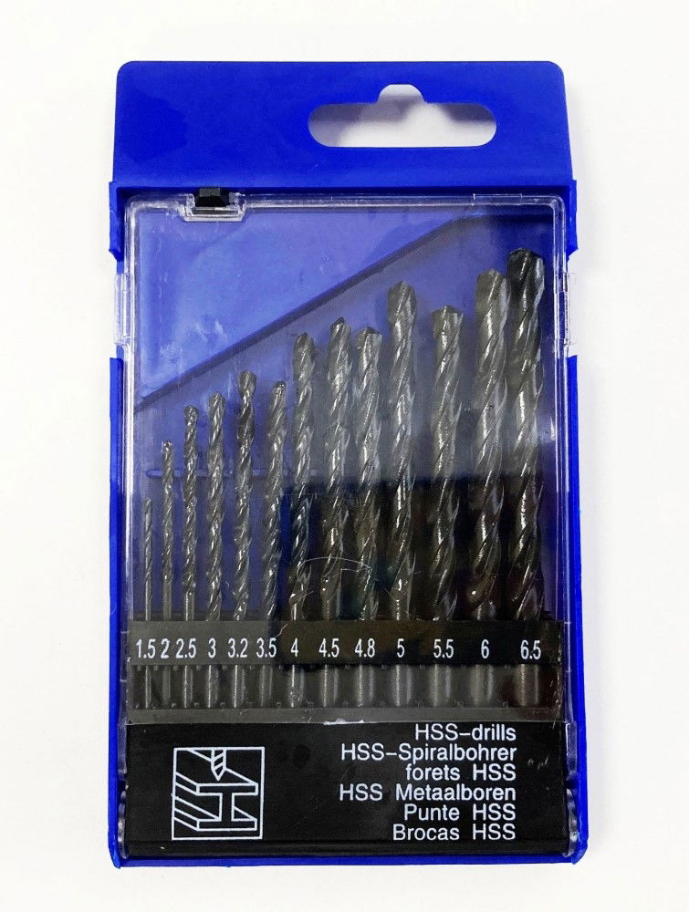 DRILL BIT SET HSS 13PC 1.5-6.5mm - TOOLZONE KDPDR082 image 1