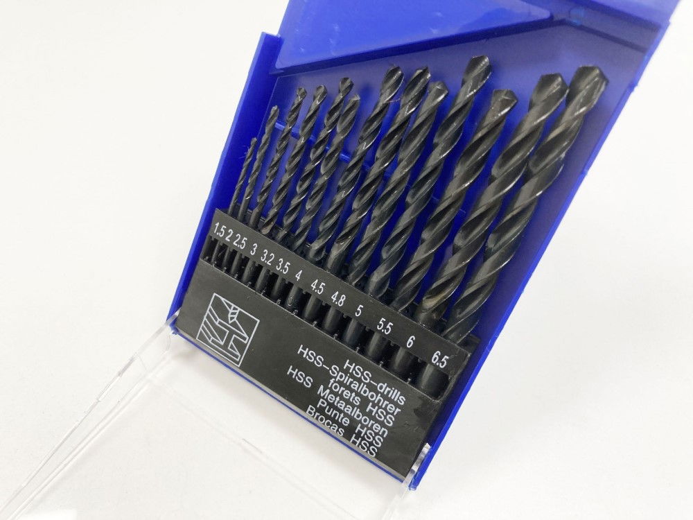 DRILL BIT SET HSS 13PC 1.5-6.5mm - TOOLZONE KDPDR082 thumbnail 5