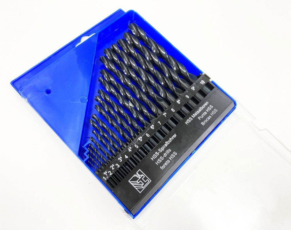 DRILL BIT SET HSS JOBBER 19PC 1-10mm - TOOLZONE KDPDR085 thumbnail 5