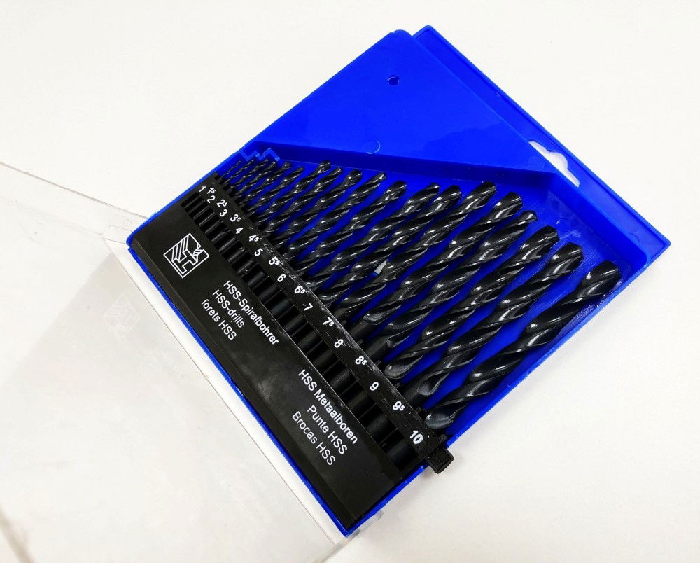 DRILL BIT SET HSS JOBBER 19PC 1-10mm - TOOLZONE KDPDR085 thumbnail 6