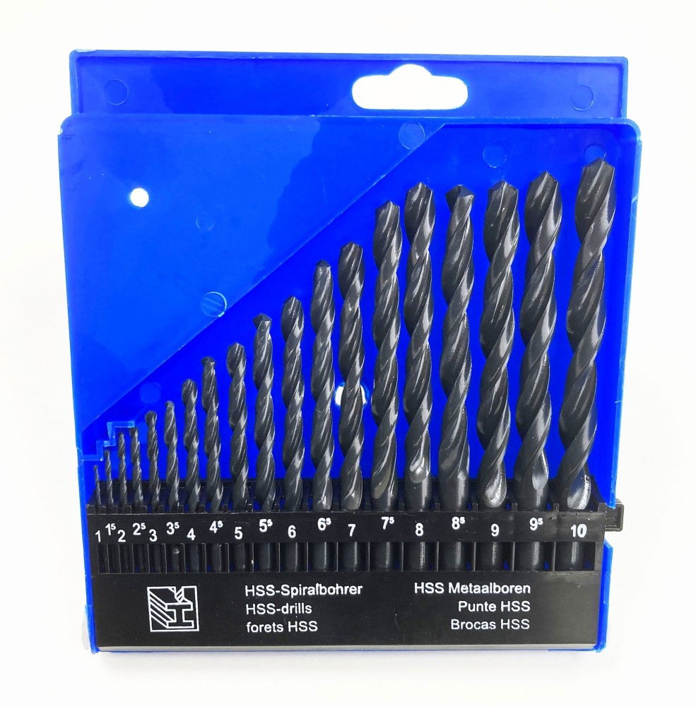 DRILL BIT SET HSS JOBBER 19PC 1-10mm - TOOLZONE KDPDR085 thumbnail 7