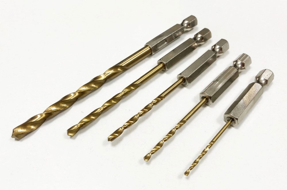 DRILL BIT SET TITANIUM COATED HEX SHANK 5PC 1.5-4.8mm - TOOLZONE KDPDR098 thumbnail 3