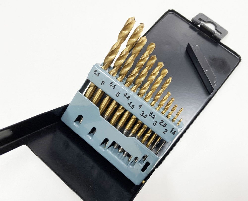 DRILL BIT SET HSS TITANIUM COATED 13PC 1.5-6.5mm - TOOLZONE KDPDR101 thumbnail 10