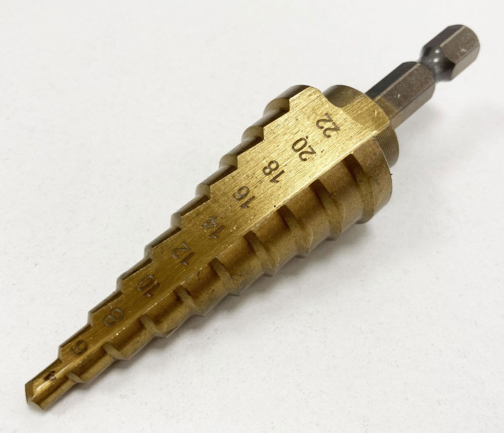 STEP DRILL HSS TITANIUM COATED 4-22mm - TOOLZONE KDPDR123 thumbnail 3