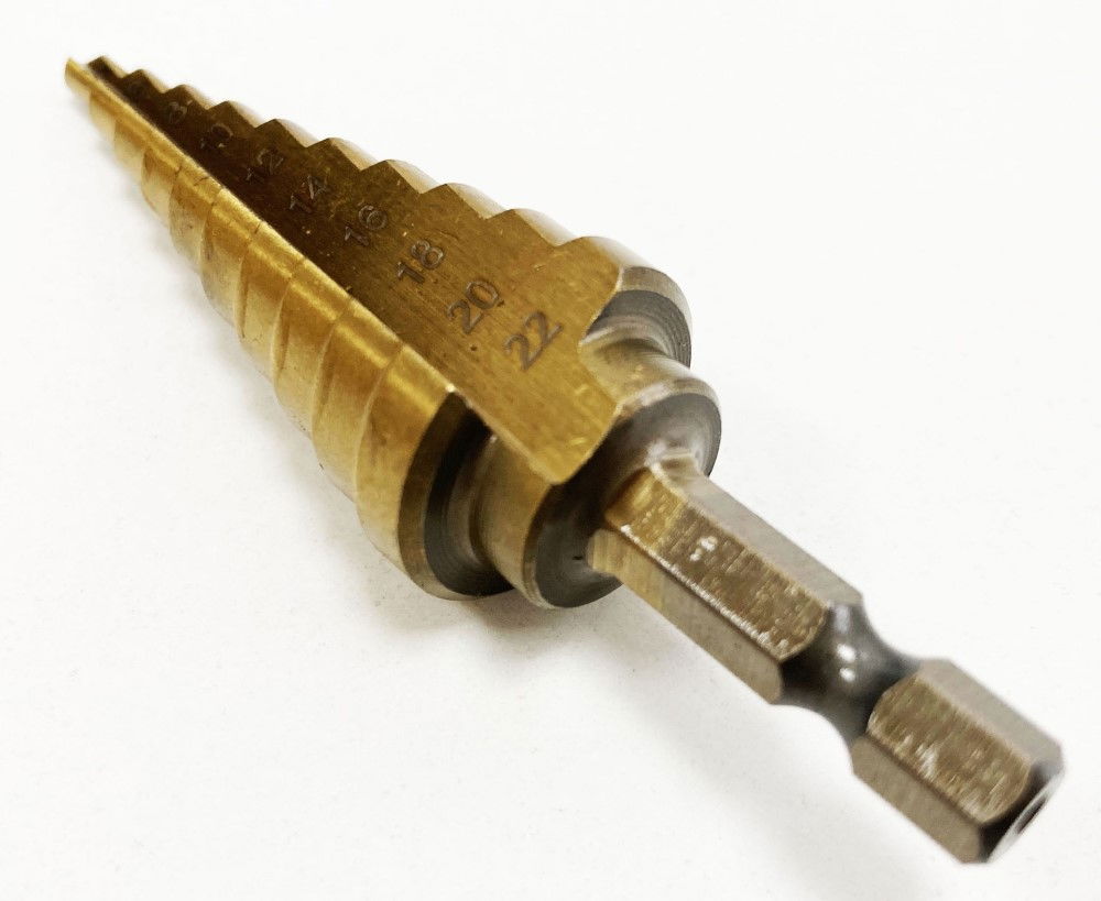 STEP DRILL HSS TITANIUM COATED 4-22mm - TOOLZONE KDPDR123 thumbnail 4