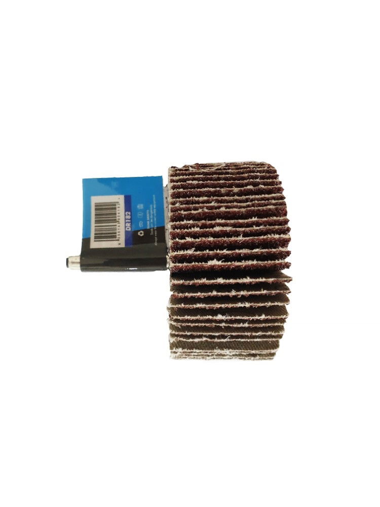 FLAP WHEEL FOR DRILL 60x30mm 40 grit 6mm SPINDLE - TOOLZONE KDPDR182 thumbnail 2