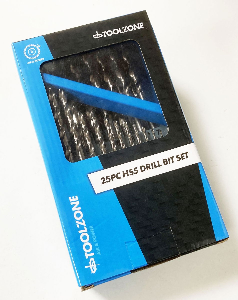 HSS DRILL BIT SET 25PC 1-13mm 0.5mm INCREMENTS - TOOLZONE KDPDR209 thumbnail 2