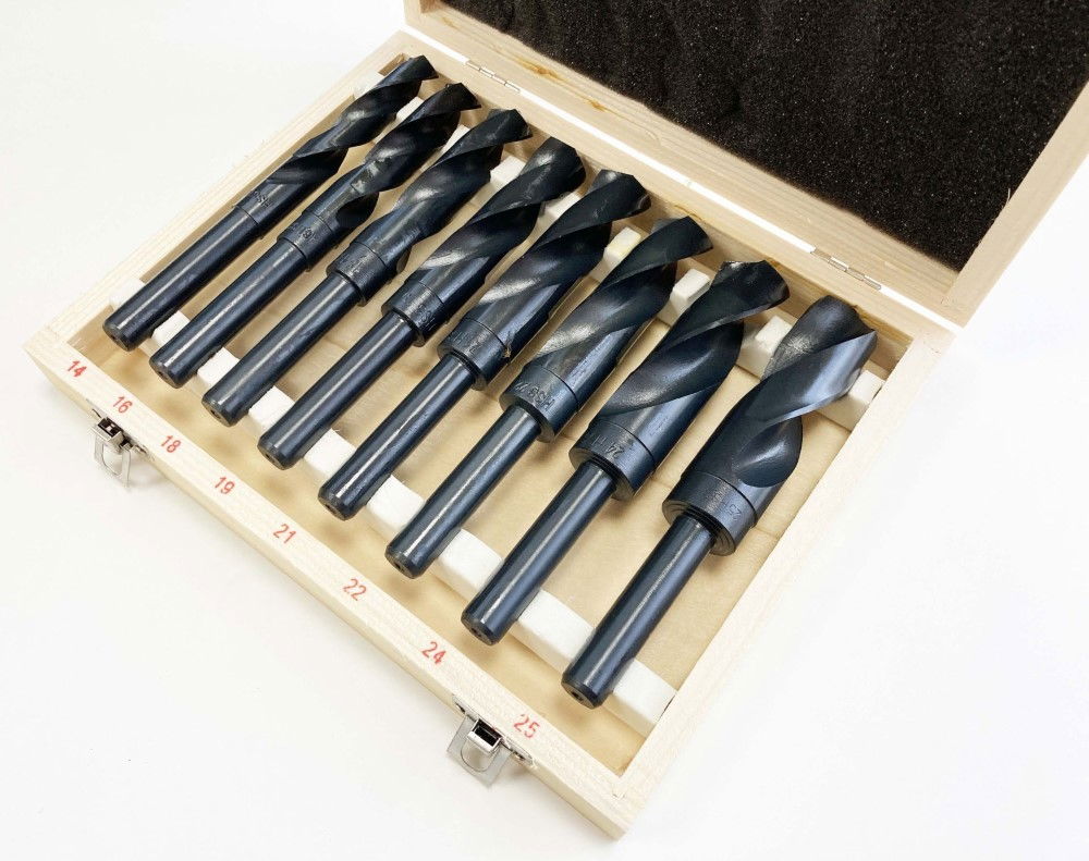 HSS DRILL SET 8PC 14-25mm 1/2 SHANK - TOOLZONE KDPDR307 thumbnail 5