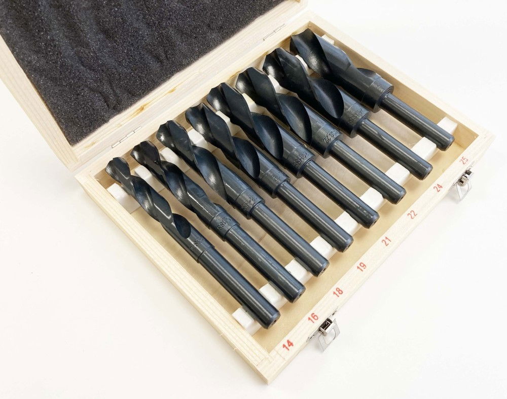 HSS DRILL SET 8PC 14-25mm 1/2 SHANK - TOOLZONE KDPDR307 thumbnail 6