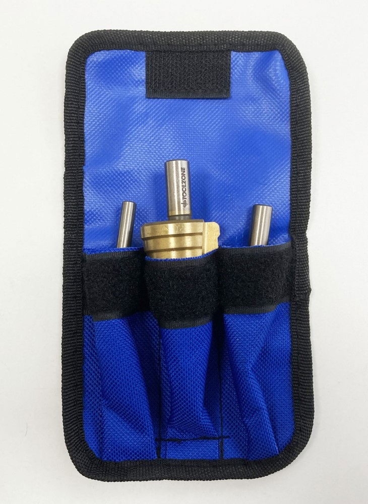 HSS STEP DRILL SET 3PC 4-32mm TITANIUM COATED - TOOLZONE KDPDR387 thumbnail 6