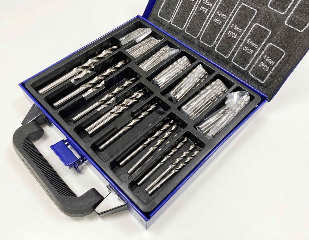 COBALT DRILL BIT SET 99PC 1.5-10mm M35 HSS - TOOLZONE KDPDR397 thumbnail 5