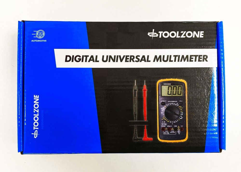 DIGITAL MULTIMETER LARGE LCD DISPLAY ROHS COMPLIANT - TOOLZONE KDPEL060 thumbnail 2