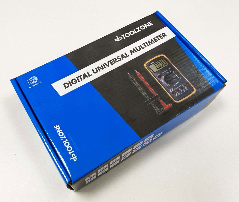 DIGITAL MULTIMETER LARGE LCD DISPLAY ROHS COMPLIANT - TOOLZONE KDPEL060 thumbnail 3