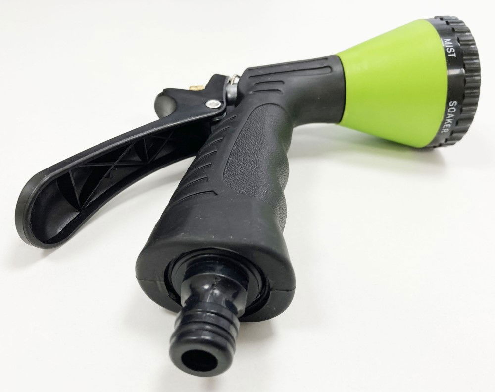 WATER SPRAY GUN 6 PATTERN GREEN HEAVY DUTY - TOOLZONE KDPGD168 thumbnail 4