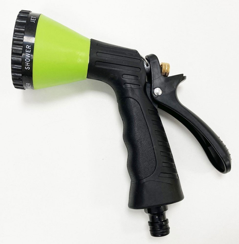 WATER SPRAY GUN 6 PATTERN GREEN HEAVY DUTY - TOOLZONE KDPGD168 thumbnail 5