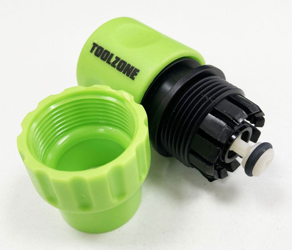 WATER STOP CONNECTOR WITH HOSE PROTECTOR - TOOLZONE KDPGD175 thumbnail 2