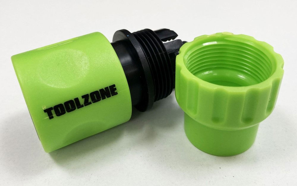 WATER STOP CONNECTOR WITH HOSE PROTECTOR - TOOLZONE KDPGD175 thumbnail 3