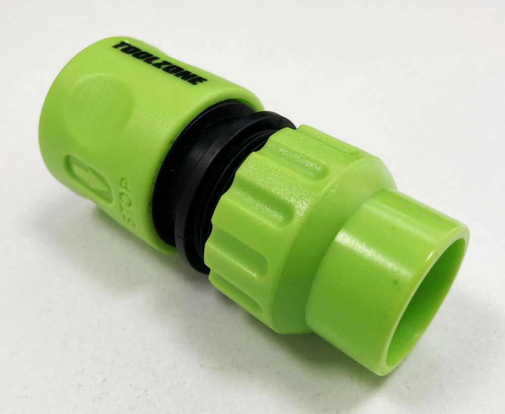 WATER STOP CONNECTOR WITH HOSE PROTECTOR - TOOLZONE KDPGD175 thumbnail 4