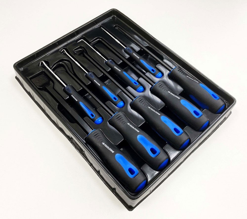 SCRAPER AND HOOK SET 9 PIECE CHROME VANADIUM STEEL - TOOLZONE KDPHB193 thumbnail 8