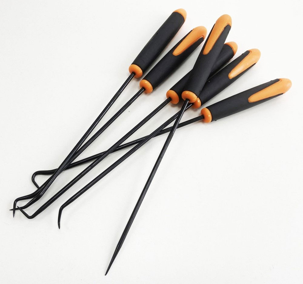 LONG REACH PICK SET 6 PIECE SOFT GRIP 24cm LENGTH - TOOLZONE KDPHB194 thumbnail 3