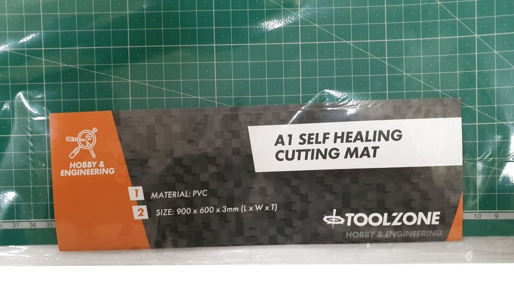 SELF HEALING CUTTING MAT A1 90 x 60cm NON SLIP - TOOLZONE KDPHB199 thumbnail 3