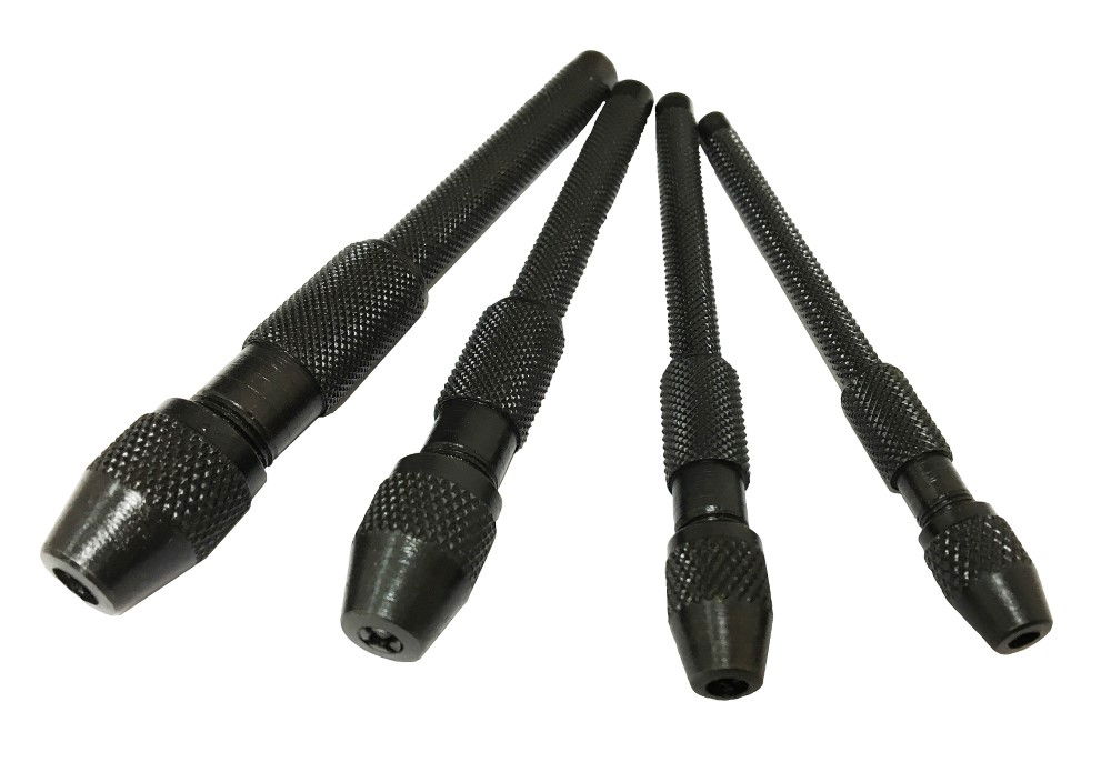 PIN VICE SET 4 PIECE 0-4.8mm BLACK OXIDE COATED - TOOLZONE KDPHB216 image 1