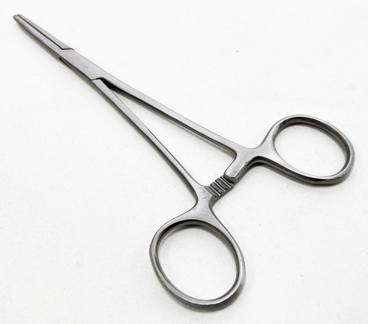 STRAIGHT FORCEPS 150mm STAINLESS STEEL LOCKING SERRATED JAW - TOOLZONE KDPHB218 thumbnail 6