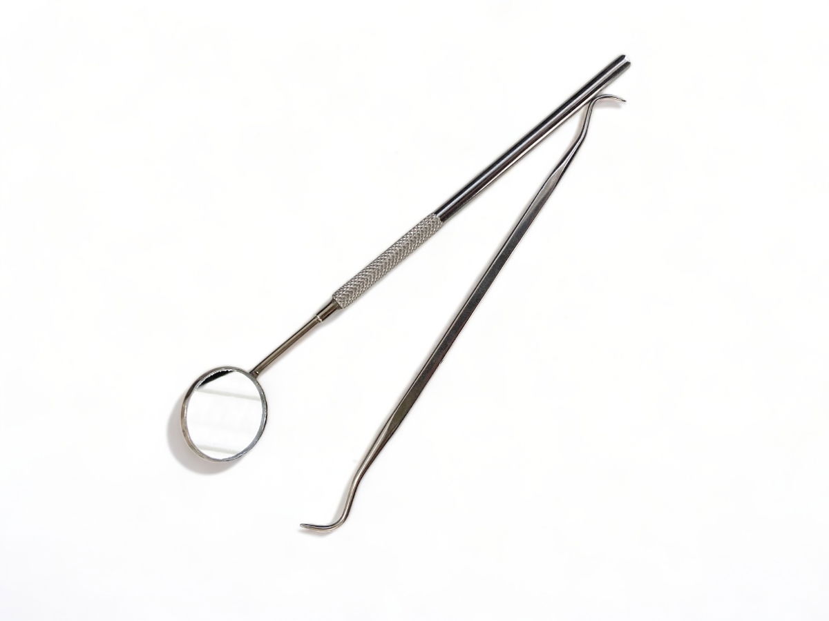 HOBBY SET 2 PIECE MIRROR 16cm AND DOUBLE ENDED PICK 15.2cm - TOOLZONE KDPHB227 thumbnail 4