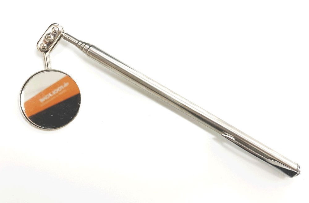 EXTENDING INSPECTION MIRROR 1.25 360° SWIVEL BALL JOINT 30mm EXTENDS TO 23 - TOOLZONE KDPHB229 thumbnail 4
