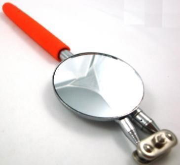 INSPECTION MIRROR ROUND 5cm TELESCOPIC EXTENDS 19-36cm - TOOLZONE KDPHB322 image 1