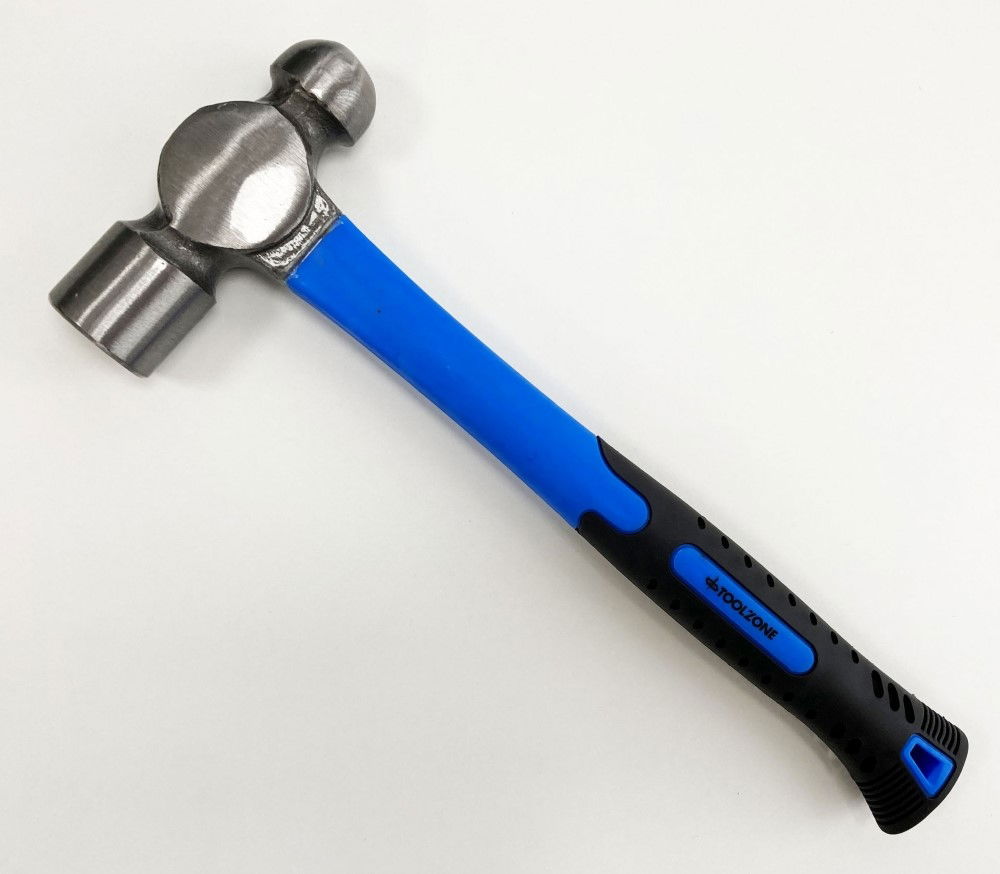 BALL PEIN HAMMER 32oz 70% FIBRE HANDLE 340mm - TOOLZONE KDPHM063 thumbnail 2
