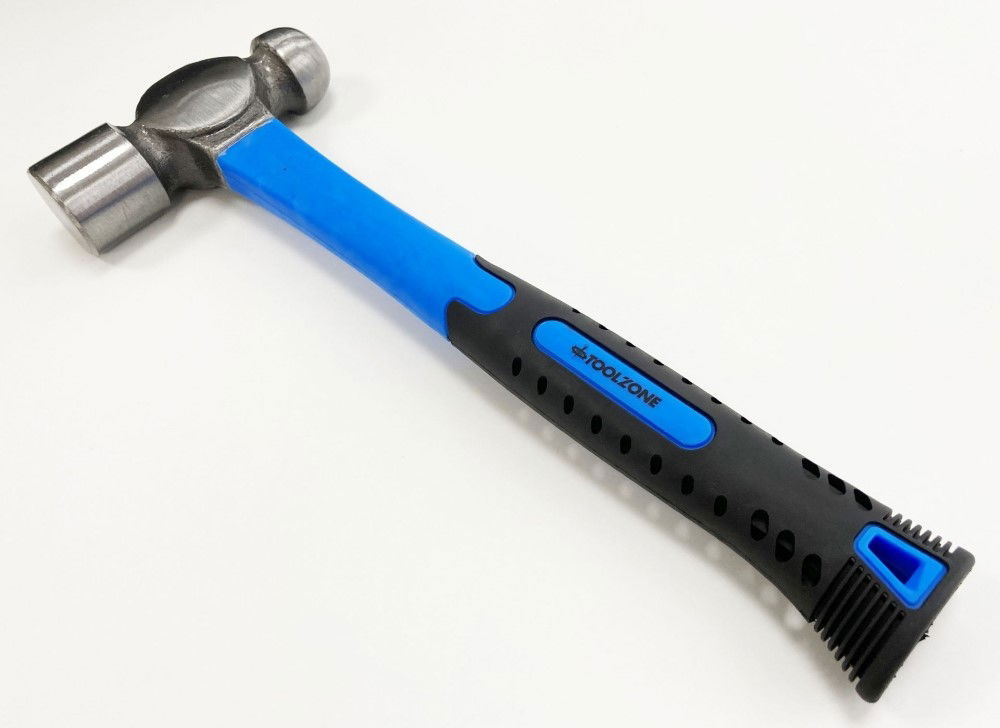 BALL PEIN HAMMER 32oz 70% FIBRE HANDLE 340mm - TOOLZONE KDPHM063 thumbnail 4