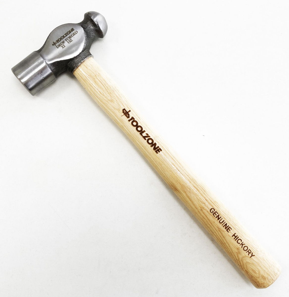 BALL PEIN HAMMER 32oz HICKORY HANDLE 370mm - TOOLZONE KDPHM067 thumbnail 2