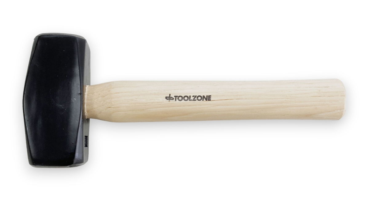 LUMP HAMMER 4lb HICKORY HANDLE 9.84 - TOOLZONE KDPHM075 thumbnail 2