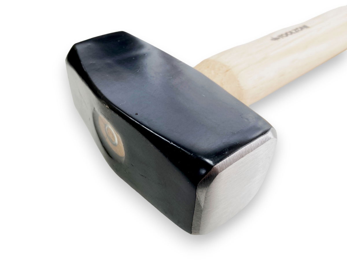 LUMP HAMMER 4lb HICKORY HANDLE 9.84 - TOOLZONE KDPHM075 thumbnail 3