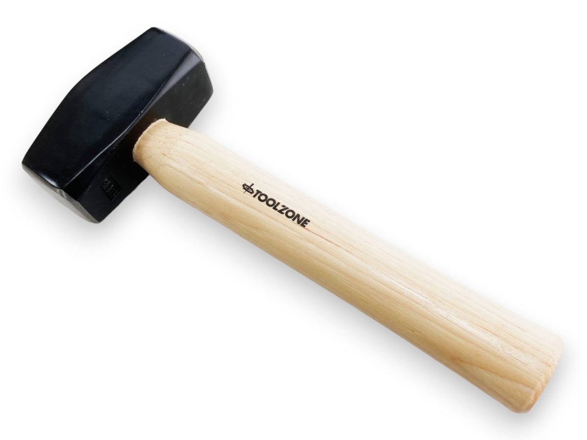 LUMP HAMMER 4lb HICKORY HANDLE 9.84 - TOOLZONE KDPHM075 thumbnail 5